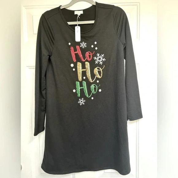 COTECRAM Christmas Dress for Women Size S Casual T Shirt Dress - Picture 1 of 4